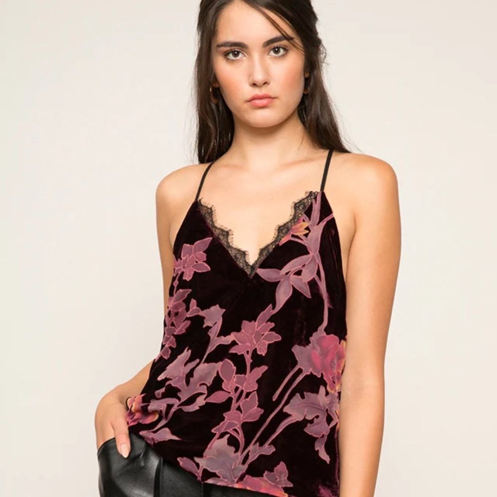 Lucy Paris: CANNA BURNOUT CAMI TOP